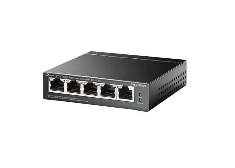 TP-Link 5Port 1Gb Metalen behuizing 4xPoE+