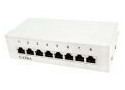 TOE Patch Panel Desktop 8-port CAT6a STP LogiLink