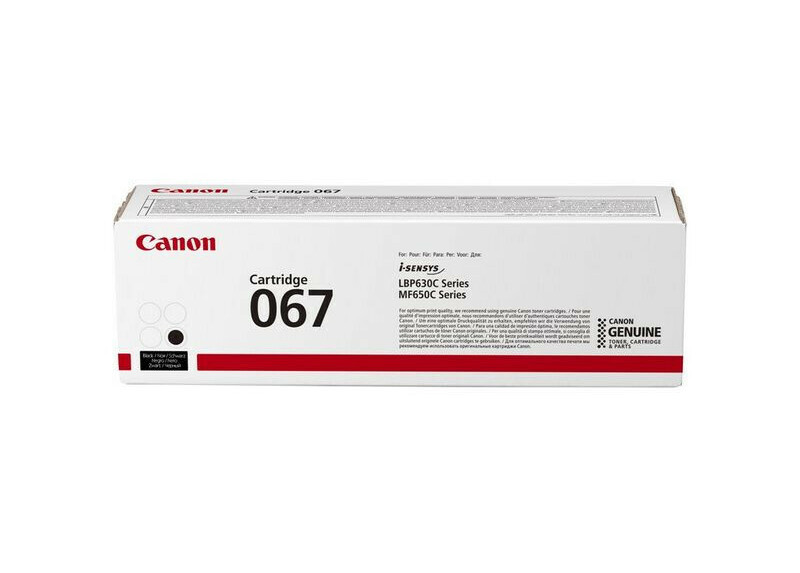 Canon 067 Zwart 1.350 pagina`s (Origineel)