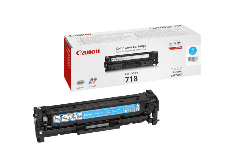 Canon 718C Cyaan 2.900 pagina`s (Origineel)