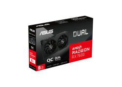 ASUS Dual -RX7600-O8G-V2 AMD Radeon RX 7600 8 GB GDDR6