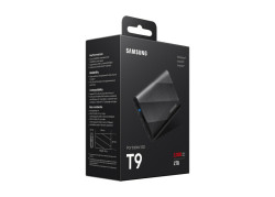 2TB Samsung T9 NVMe/Zwart/USB-C/2000/1950