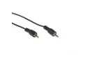 ACT 2,50 meter audio aansluitkabel 1x 3.5mm stereo jack male - 1x 3.5mm stereo jack male