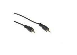 ACT 2,50 meter audio aansluitkabel 1x 3.5mm stereo jack male - 1x 3.5mm stereo jack male