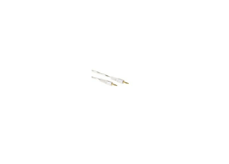 ACT 5 meter High quality audio aansluitkabel 1x 3.5mm stereo jack male - 1x 3.5mm stereo jack male