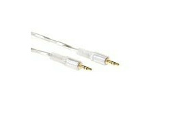 ACT 10 meter High quality audio aansluitkabel 1x 3.5mm stereo jack male - 1x 3.5mm stereo jack male