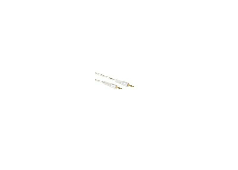 ACT 10 meter High quality audio aansluitkabel 1x 3.5mm stereo jack male - 1x 3.5mm stereo jack male