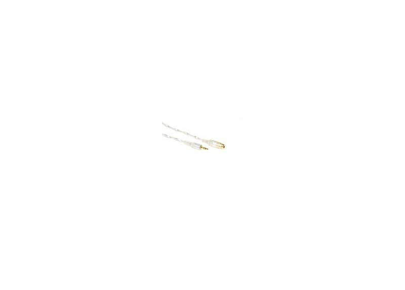 ACT 5 meter High quality audio aansluitkabel 1x 3.5mm stereo jack male - 1x 3.5mm stereo jack female