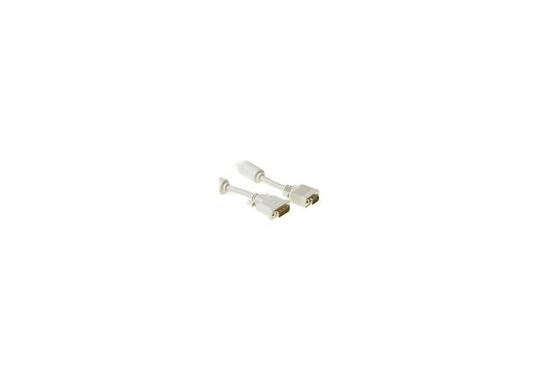 ACT High quality verloopkabel DVI-A male naar VGA male   1,80 m