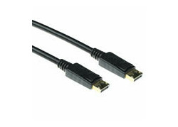 ACT 50 cm DisplayPort cable male - DisplayPort male, power pin 20 niet aangesloten