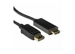 ACT Verloopkabel DisplayPort male naar HDMI-A male  1,00 m