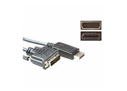 ACT Verloopkabel DisplayPort male naar DVI male  0.50 m