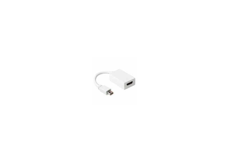 ACT 15 cm Verloop kabel Mini DisplayPort male naar HDMI-A female