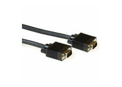 ACT 50 cm High Performance VGA kabel male-male zwart