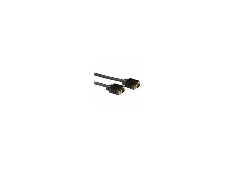 ACT 50 cm High Performance VGA kabel male-male zwart