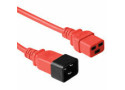 ACT Netsnoer C19 - C20 rood 0,6 m