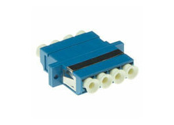 ACT Fiber optic LC-LC quad adapter singlemode OS2