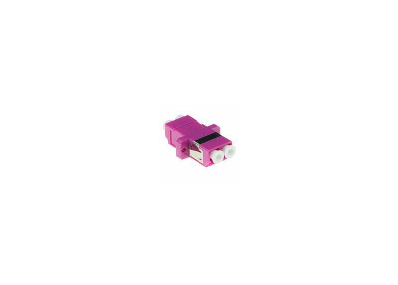 ACT Fiber optic LC duplex adapter multimode OM4