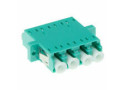 ACT Fiber optic LC quad adapter OM3