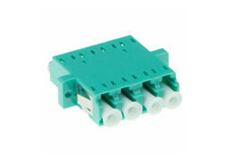 ACT Fiber optic LC quad adapter OM3