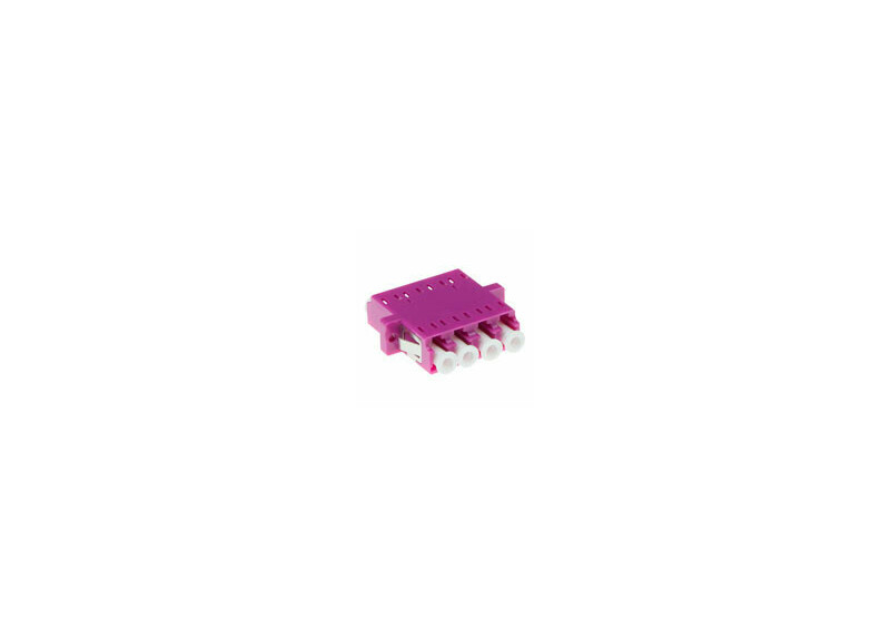 ACT Fiber optic LC quad adapter OM4