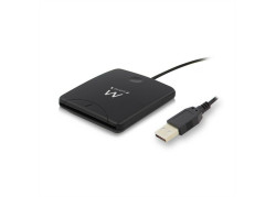 Ewent Externe USB 2.0 Smartcard eID Kaartlezer, zwart