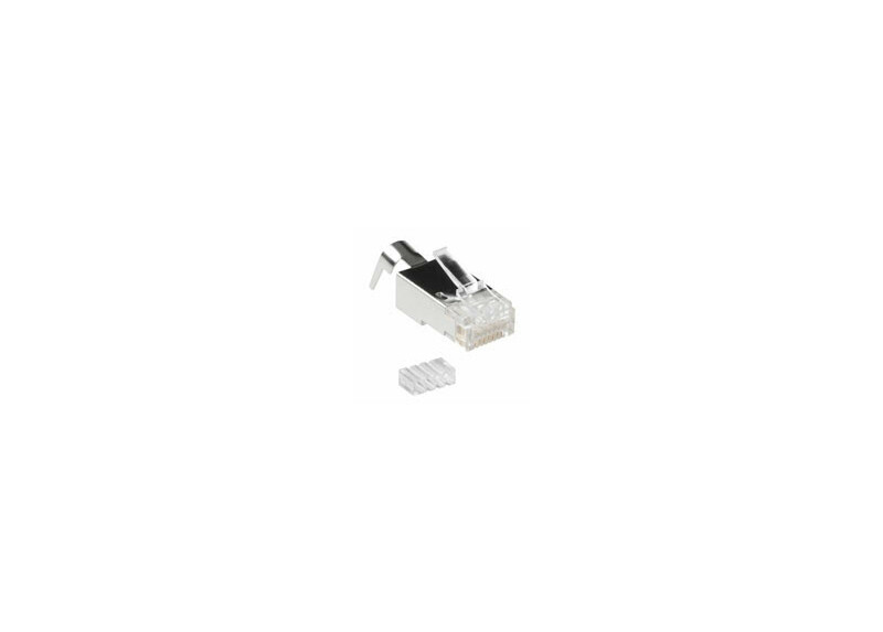 ACT RJ45 (8P/8C) CAT6A afgeschermde modulaire connector voor ronde kabel met massieve of soepele aders