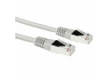 ACT Grijze 0,5 meter LSZH F/UTP CAT5E patchkabel met RJ45 connectoren