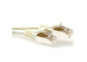 ACT Ivoor 0,5 meter SFTP CAT6A patchkabel snagless met RJ45 connectoren