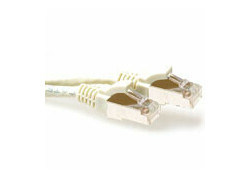 ACT Ivoor 0,5 meter SFTP CAT6A patchkabel snagless met RJ45 connectoren