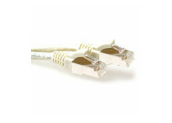 ACT Ivoor 0,5 meter LSZH SFTP CAT6A patchkabel snagless met RJ45 connectoren