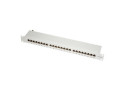 TOE 1U Patch Panel 24-port CAT6A STP Grijs LogiLink