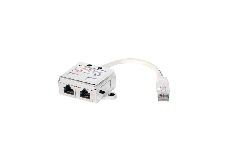 Kabel splitter RJ45 Cat5e 1:1 Shielded LogiLink