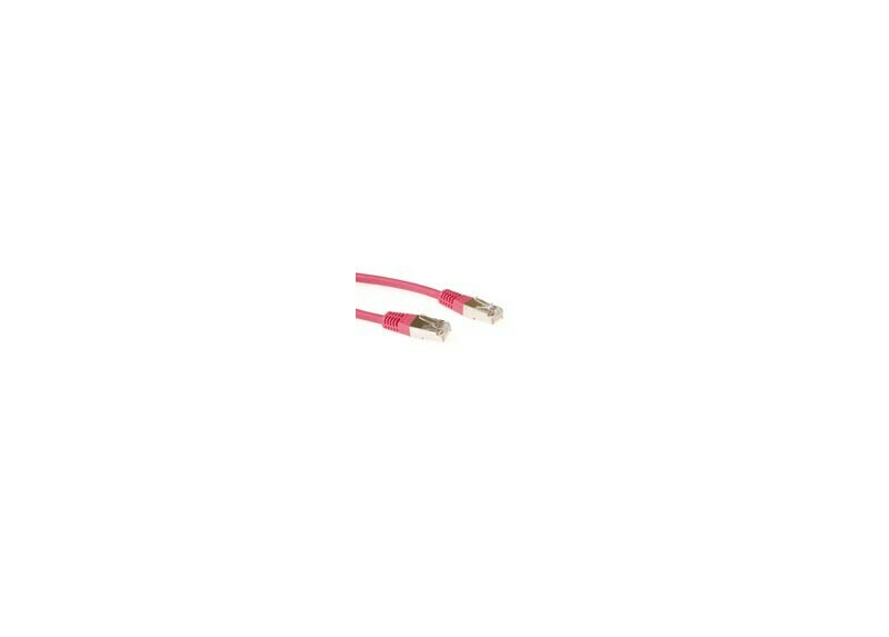 ACT Rode 0,5 meter LSZH SFTP CAT6 patchkabel met RJ45 connectoren