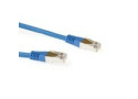 ACT Blauw 0,5 meter LSZH SFTP CAT6 patchkabel met RJ45 connectoren