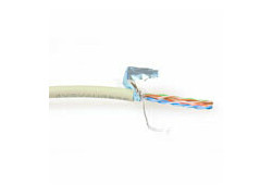 ACT CAT5E F/UTP LSZH soepel patch ivoor 100 m