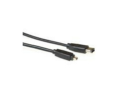 ACT Firewire IEEE1394 aansluitkabel 6-pin male - 4-pin male   4,50 m