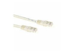 ACT Ivoor 0,5 meter LSZH U/UTP CAT6A patchkabel met RJ45 connectoren