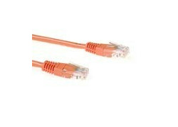 ACT Oranje 0,5 meter U/UTP CAT6 patchkabel met RJ45 connectoren