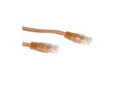 ACT Bruine 0,5 meter U/UTP CAT6 patchkabel met RJ45 connectoren