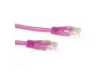 ACT Roze 0,5 meter U/UTP CAT6 patchkabel met RJ45 connectoren