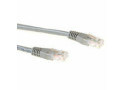 ACT Grijze 0,5 meter LSZH U/UTP CAT5E patchkabel met RJ45 connectoren