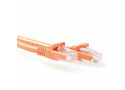 ACT Oranje 0,5 meter U/UTP CAT6A patchkabel snagless met RJ45 connectoren