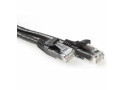 ACT Zwarte 0,5 meter U/UTP CAT6A patchkabel snagless met RJ45 connectoren