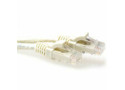 ACT Ivoor 1 meter U/UTP CAT6A patchkabel snagless met RJ45 connectoren