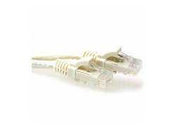 ACT Ivoor 1 meter U/UTP CAT6A patchkabel snagless met RJ45 connectoren