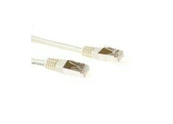 ACT Ivoor 0,5 meter LSZH SFTP CAT6A patchkabel met RJ45 connectoren