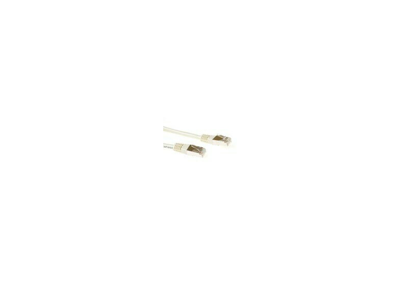 ACT Ivoor 1 meter LSZH SFTP CAT6A patchkabel met RJ45 connectoren