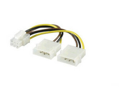 Adapter 5.25"-Stroom --> 6-pins (2x3) Goobay