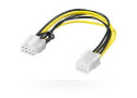 Voeding PCIe 6-pin --> 8-pin 0.20m Goobay